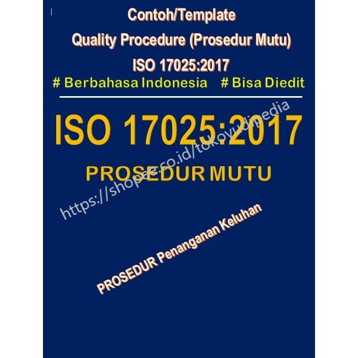 

Contoh/Template Prosedur Penanganan Keluhan ISO 17025:2017