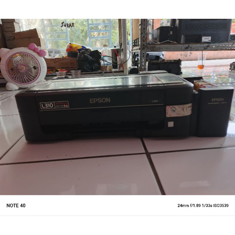 printer epson L310 kosongan tanpa head normal mekanik