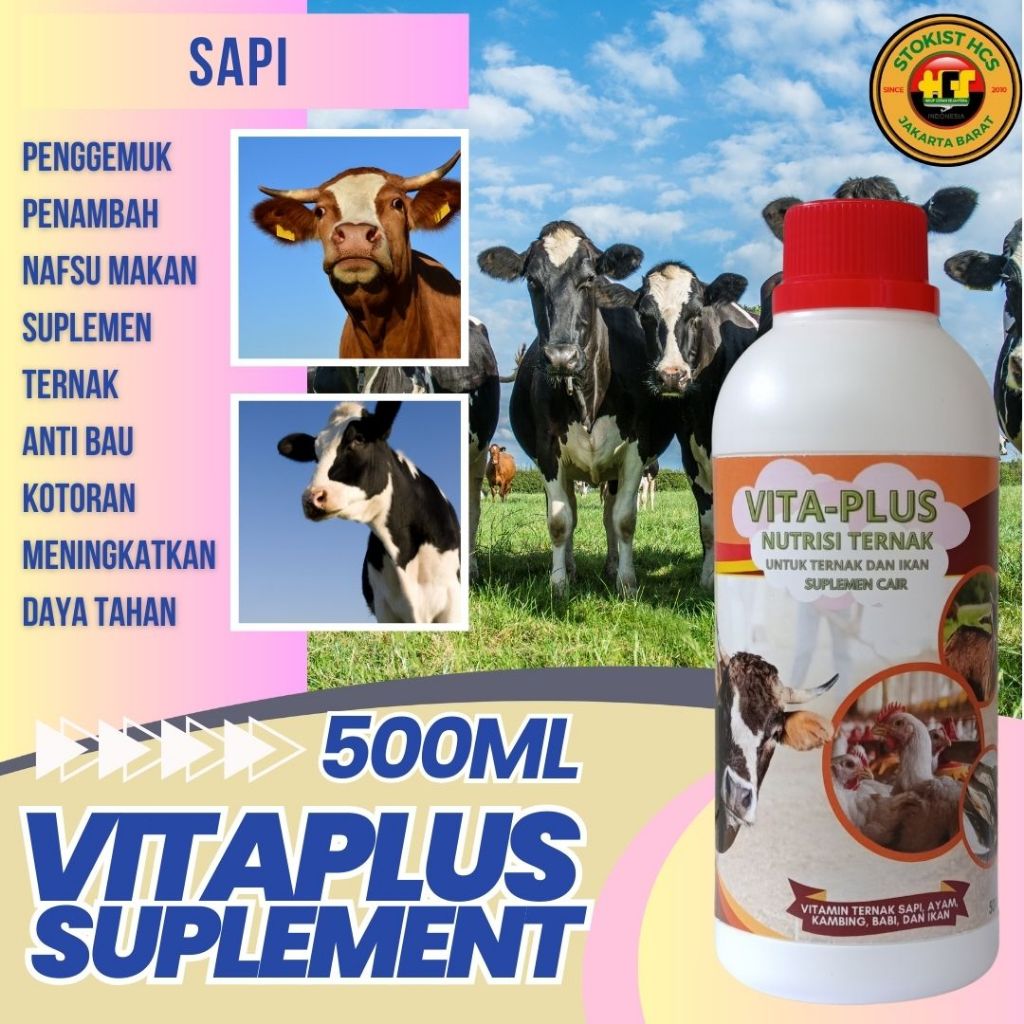 VITAMIN GEMUK Penambah Nafsu Makan Sapi Obat Penggemuk Sapi Dan Suplemen Penggemuk Ternak Murah
