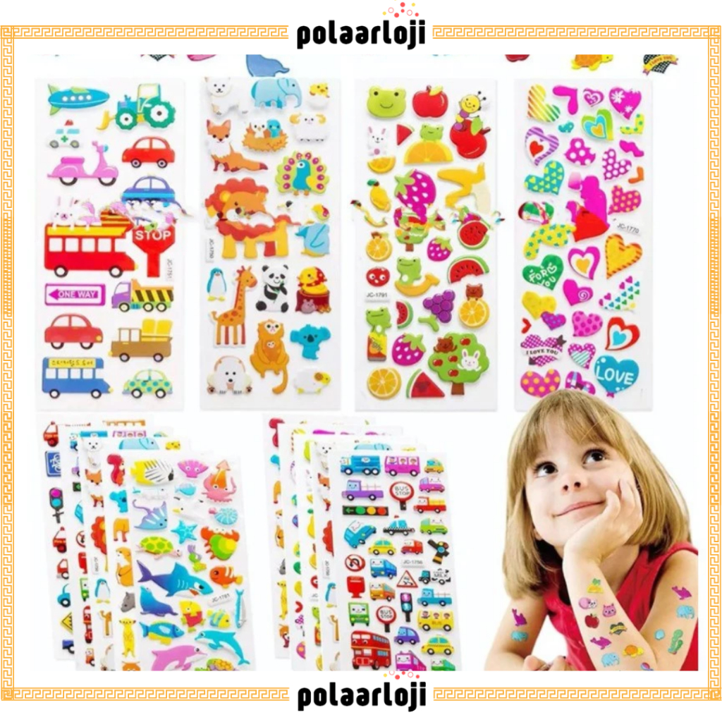 

PA STIKER 3D ANAK STICKER TIMBUL MAINAN TEMPEL KARAKTER EMBOSSED STICKER 30 cm SS009