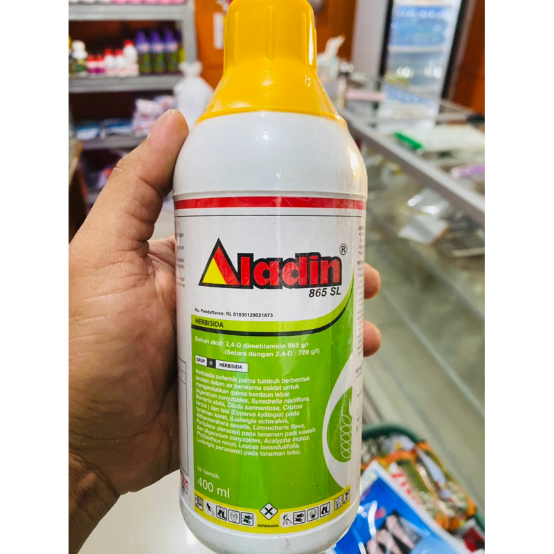 aladin 865sl 400ml herbisida sistemik untuk mengendalikan gulma daun lebar ⭐️⭐️⭐️⭐️⭐️