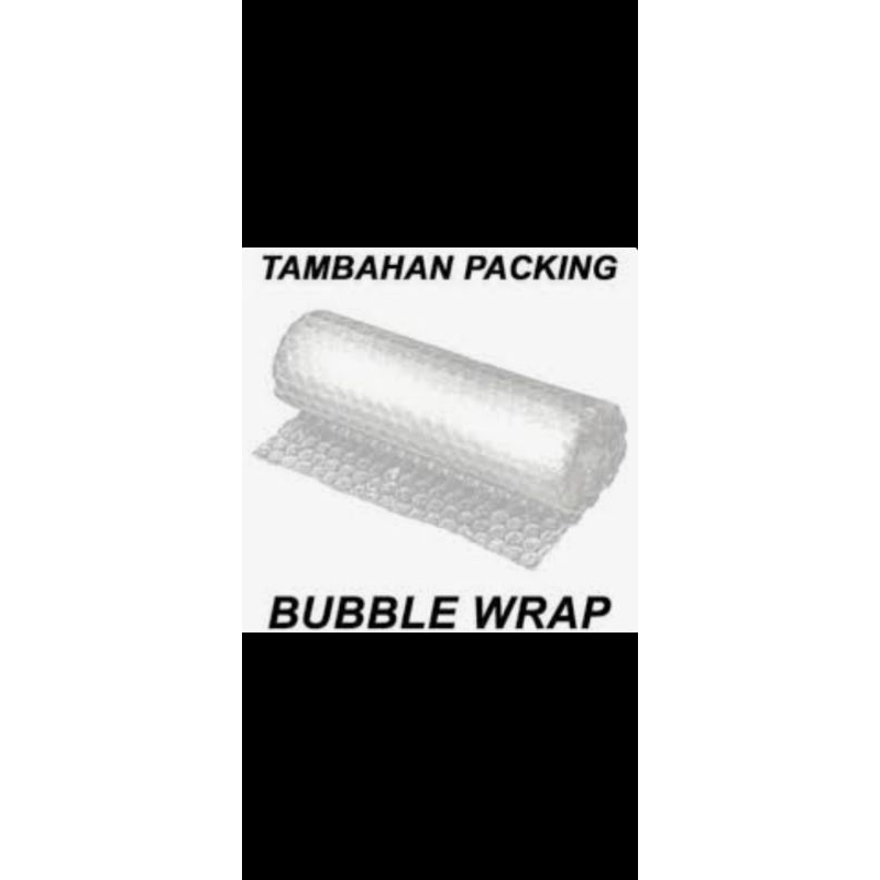 

Tambahan packing bubble wrap untuk barang besar & kecil