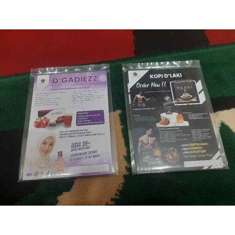 

Brosur kopi d'laki dan d'gadezz isi 25 lembar