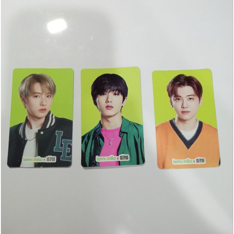 [WTS] Pc/Photocard official NCT Lemonilo & Tostos ( Jaemin, Renjun, Jisung, Jeno )