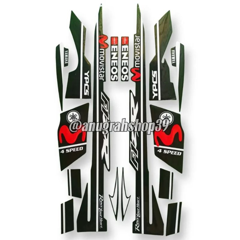 striping Yamaha fizr movistar hitsm