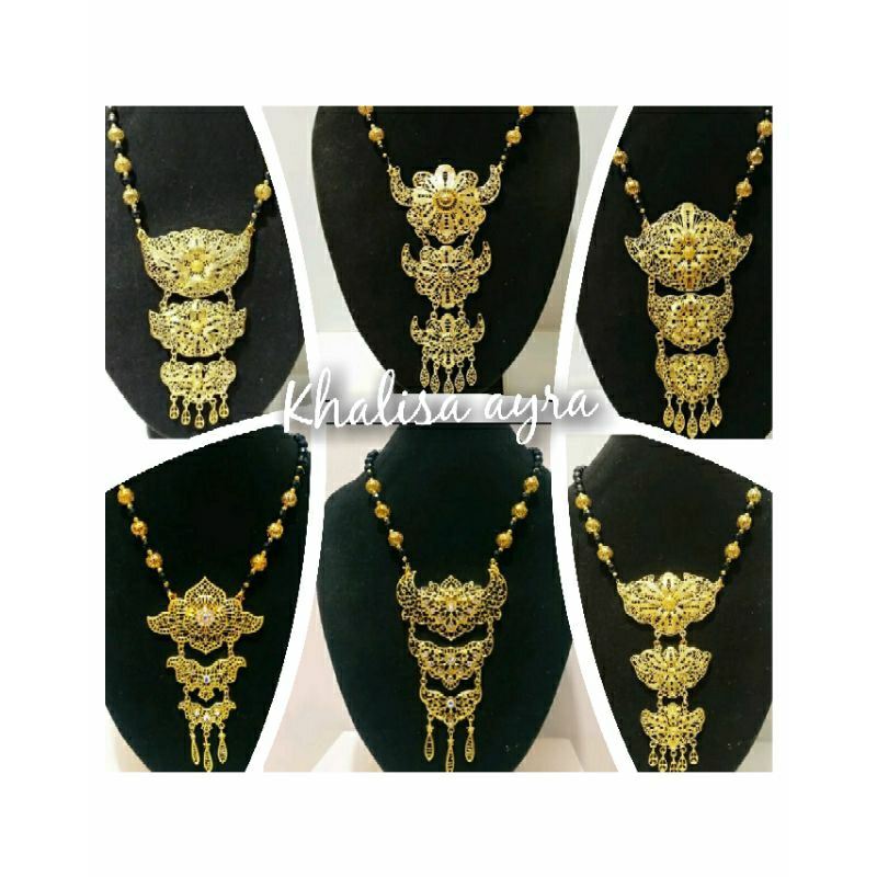 Kalung bros kebaya kutubaru/Bros kebaya etnik/Bros kebaya jawa lampung minang terbaru KHALISA AYRA