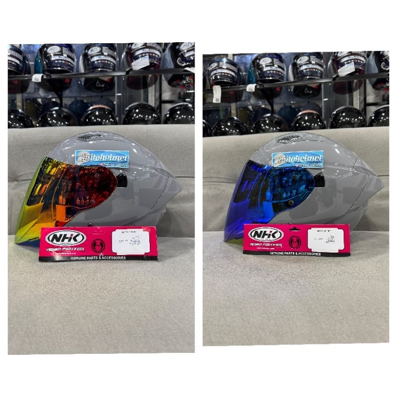 Visor Iridium Red dan Blue NHK S1 GP Pro Original PNP R1 Max R1 Elite