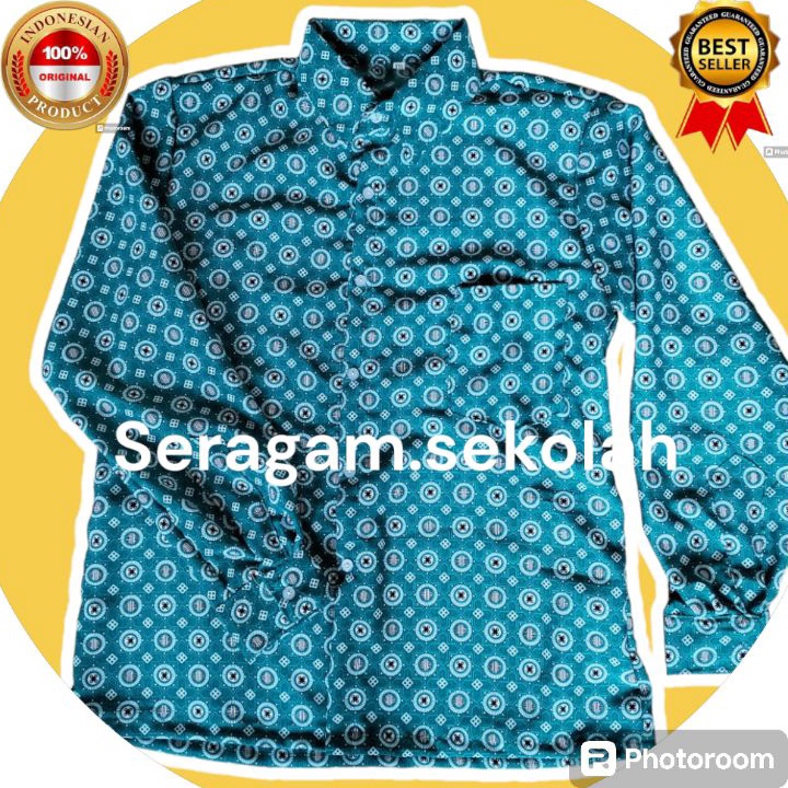 SERAGAM BATIK SEKOLAH KAPAS TOSCA BATIK SERAGAM SEKOLAH KEMEJA BATIK SERAGAM SEKOLAH BATIK SD SERAGA