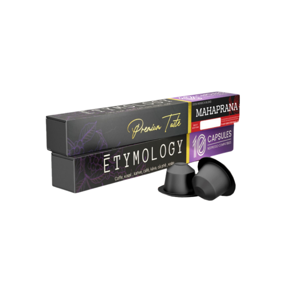 

ETYMOLOGY - Capsule Mahaprana Kopi Capsule Arabica 100%