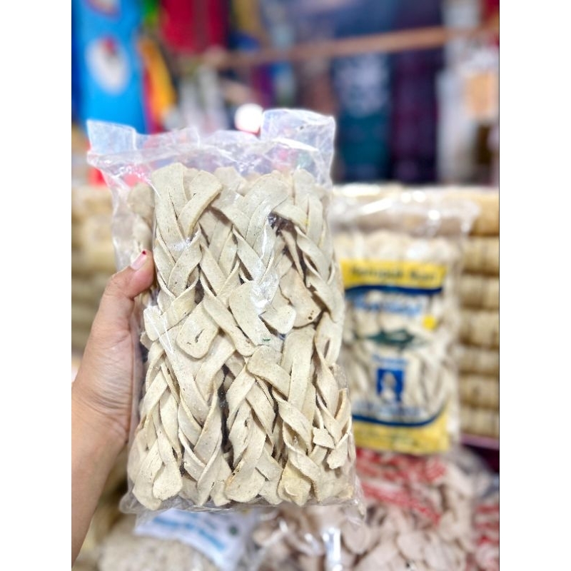 KRUPUK KEPANG SUPER PREMIUM KHAS MADURA / KRUPUK LEKPALEK IKAN TENGGIRI SUPER 500gr