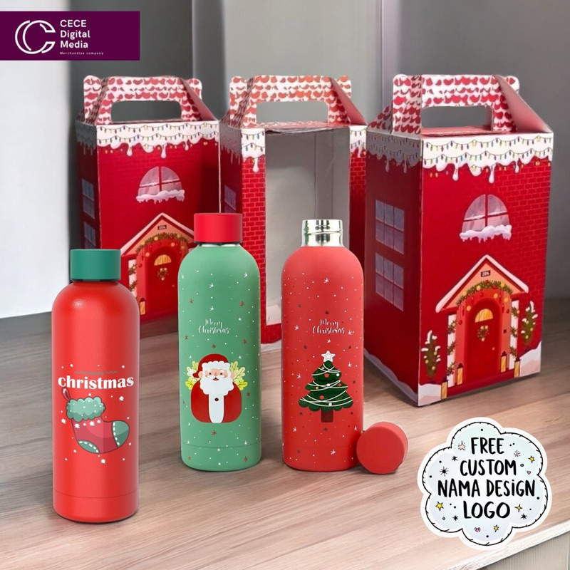 

TUMBLER NATAL HAMPERS SET MURAH BERKUALITAS FREE CUSTOM WITH PREMIUM BOX