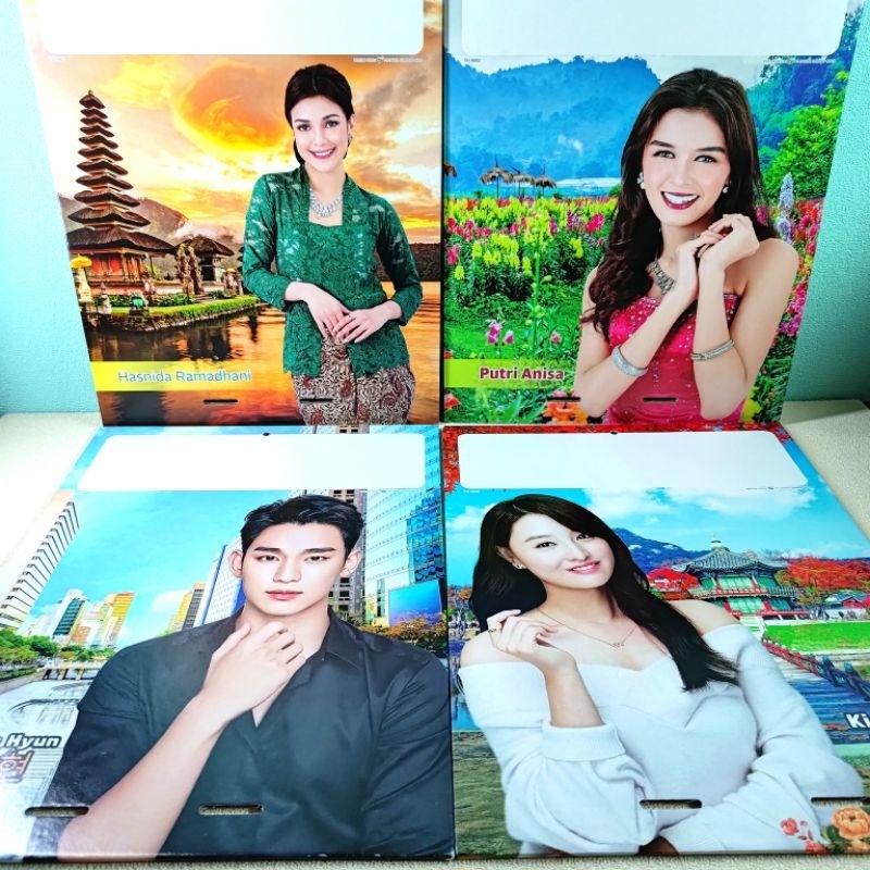 

papan tatakan gantungan kalender harian 2025 gambar artis ( terimacetak castume merek)