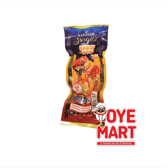 

KANZLER SINGLES BAKSO HOT 48GR / BAKSO PEDAS SIAP MAKAN