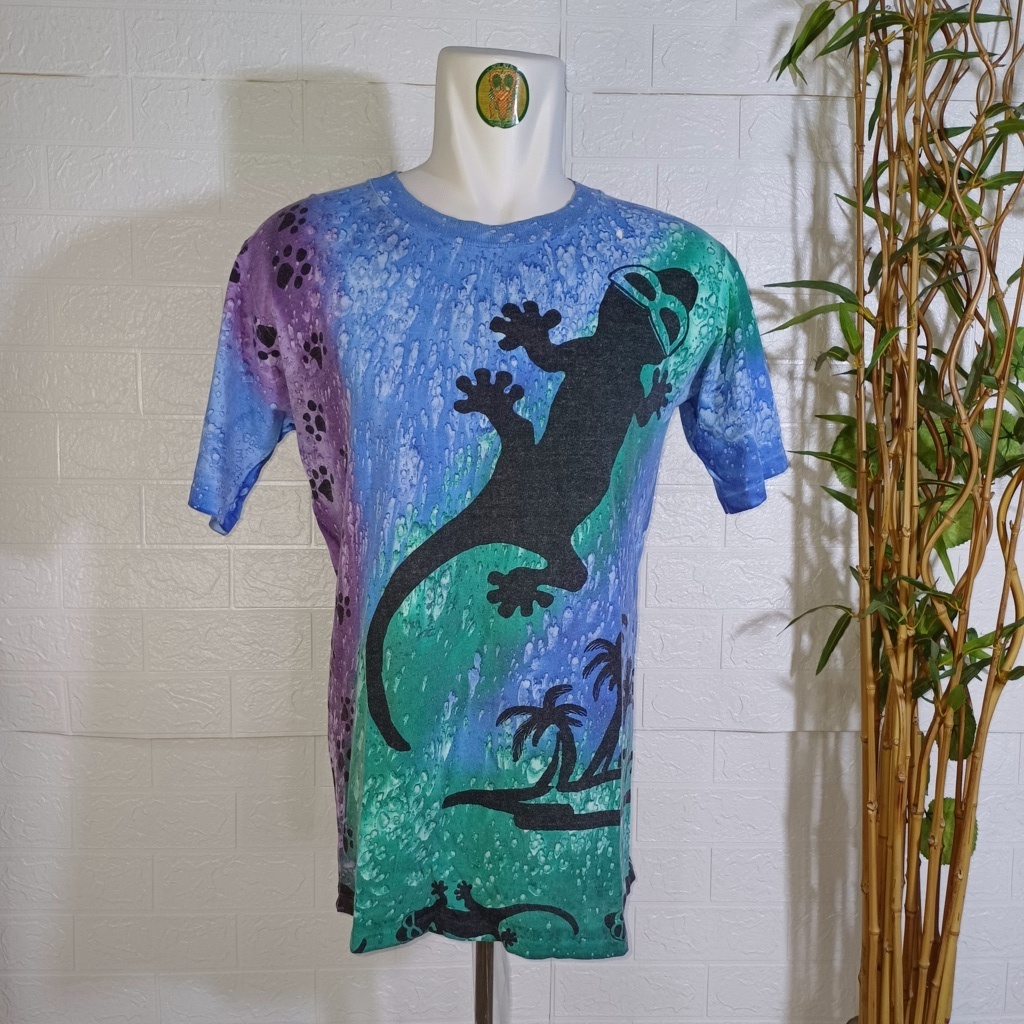 KAOS VINTAGE LIZARD FULL OVER PRINT, SIZE L (SECOND BRANDED) TS0450