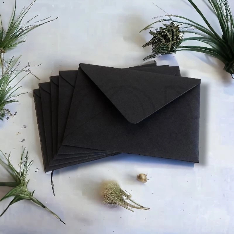 

AMPLOP / AMPLOP BLACK PAPER A5 / AMPLOP HITAM / ANGPAO SUPER BLACK 190 GRAM
