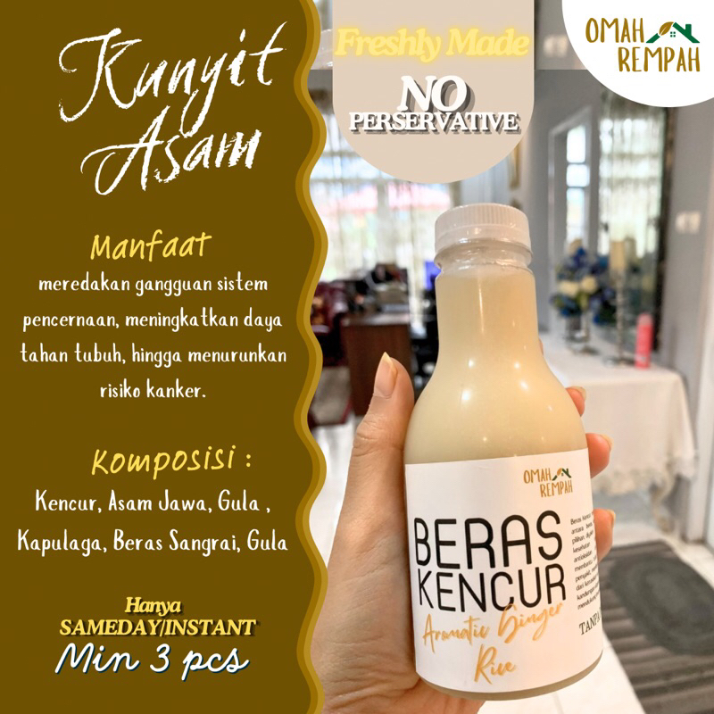 

Beras Kencur 250ml