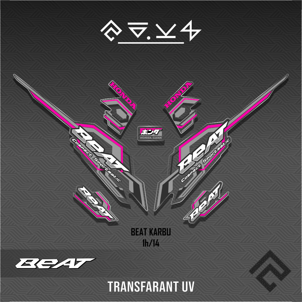 STRIPING BEAT KARBU / TRANSFARAN UV / DECAL ICON