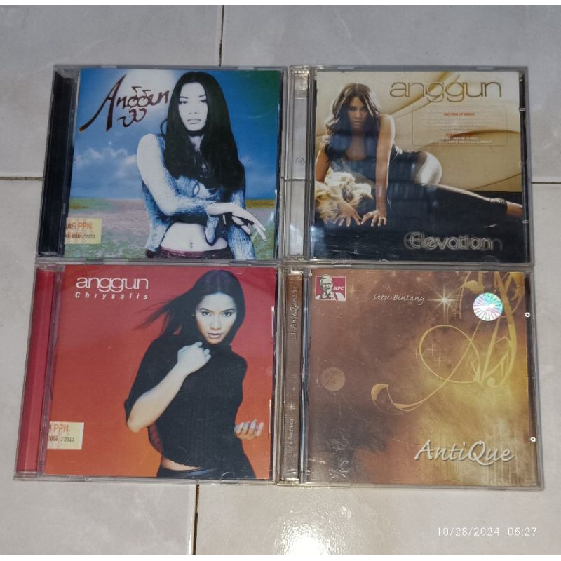 cd Indonesia ANGGUN / ANGGUN-Elevation / ANGGUN-Chrysalis / ANTIQUE-Satu Bintang