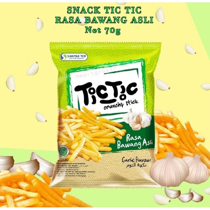 

(70 gr) Tic Tic Snack Stick Rasa Bawang