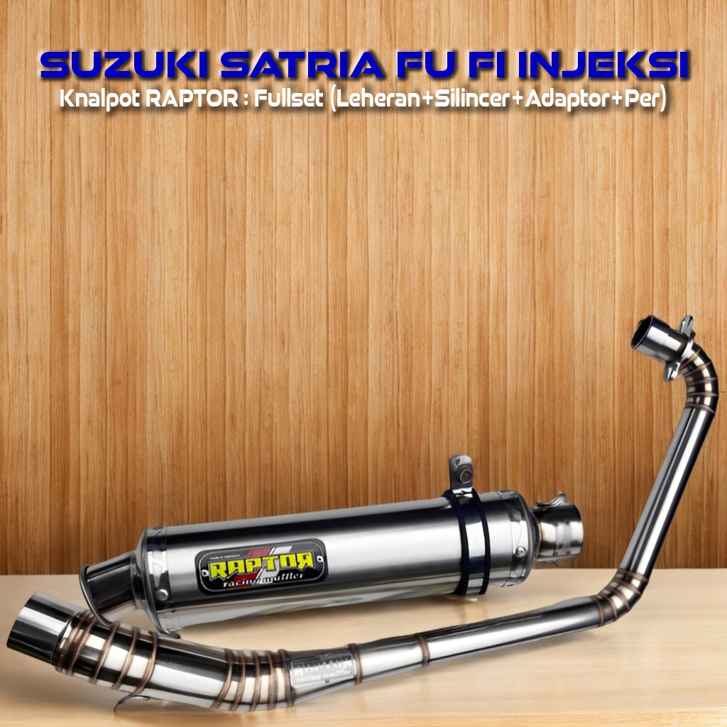 RAPTOR Knalpot Racing Suzuki Satria FU FI Injeksi - Original