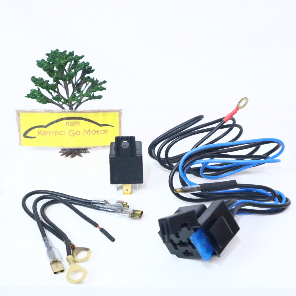 KABEL SET RELAY DENSO KLAKSON 12V - RELAY SET KABEL DENSO