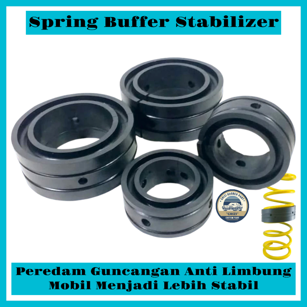 Karet Damper Dumper Shock Per Spring Buffer Stabilizer Depan Belakang Calya Sigra 1Set(4Pcs)