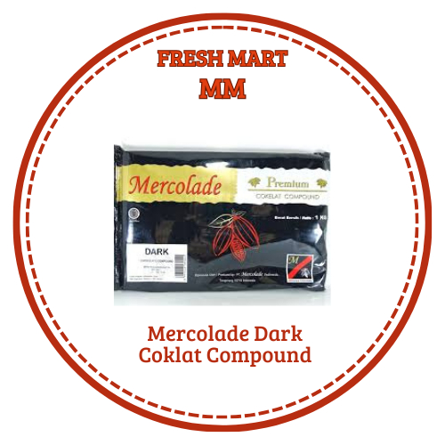 

Mercolade Dark Chocolate Compound 1 Kg Pasar MUrah Makassar Bahan Kue Makassar