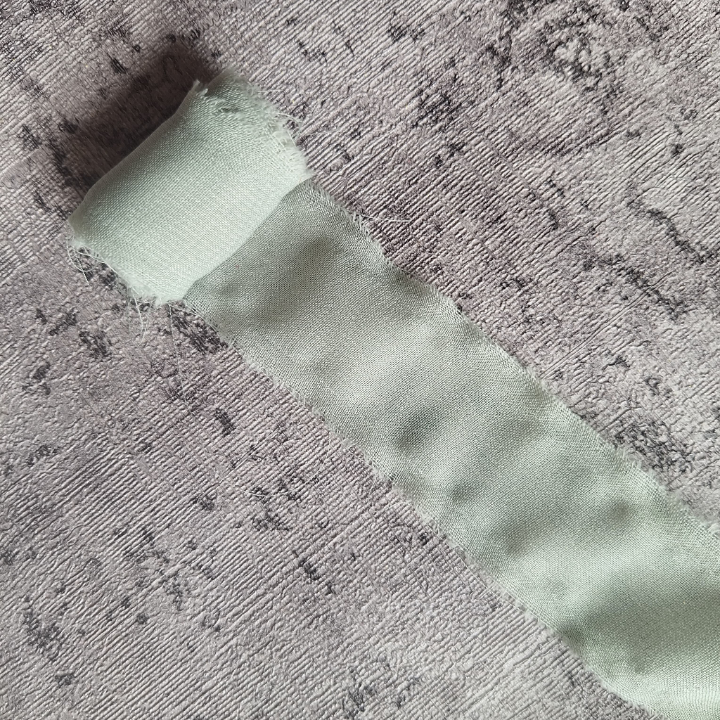 

Pita Sifon Chiffon Ribbon Mint Wedding KeepSake Stationery