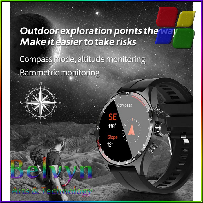 SKMEI SK27 Smartwatch Sport Tracker Bluetooth Touch Screen NFC IP68 - S245 - Black