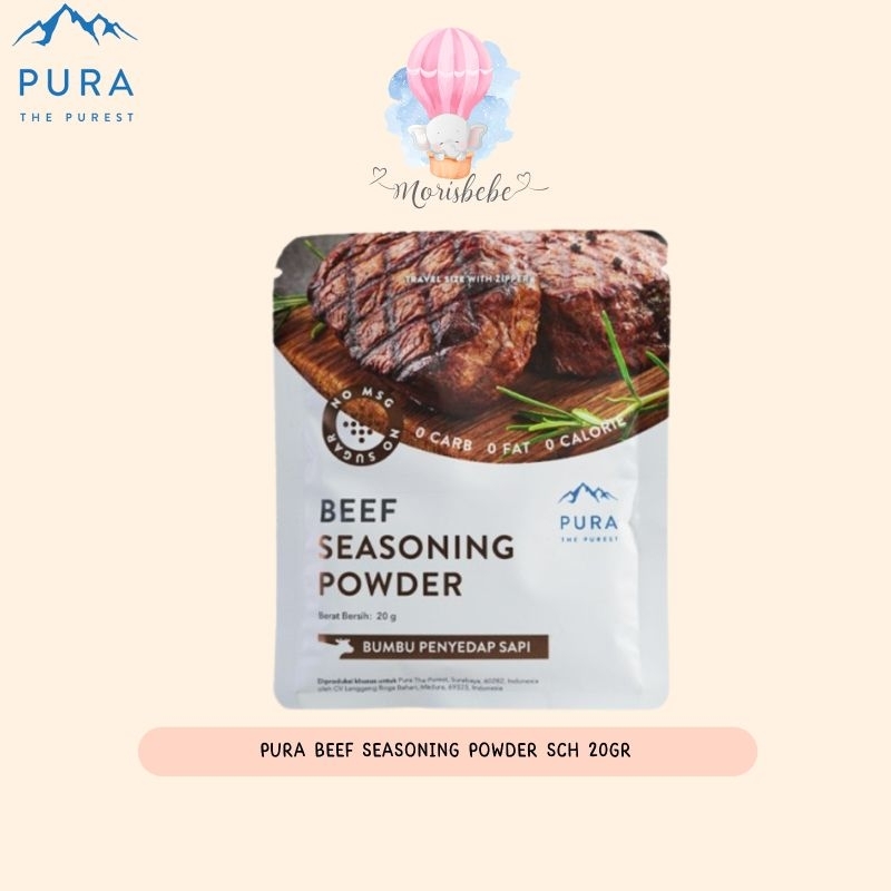 

PURA BEEF SEASONING POWDER|KALDU SAPI 20gr