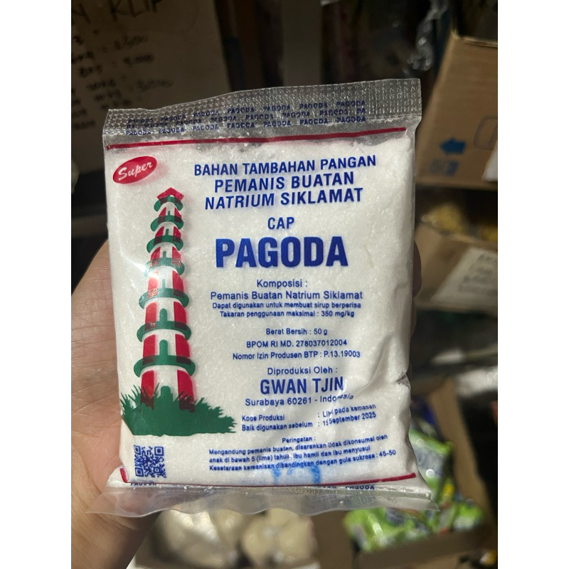 

pemanis buatan cap pagoda 50g obat gula