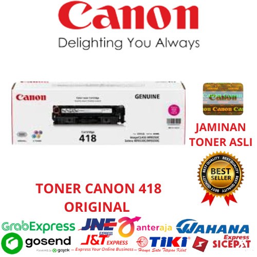 TONER CATRIDGE CANON 418 Magenta ORIGINAL INK