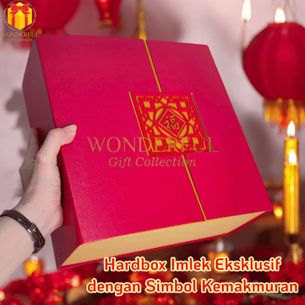 

Hardbox Magnet Imlek Logo Akrilik / Happy Chinese New Year 25x25x10 IM-AB