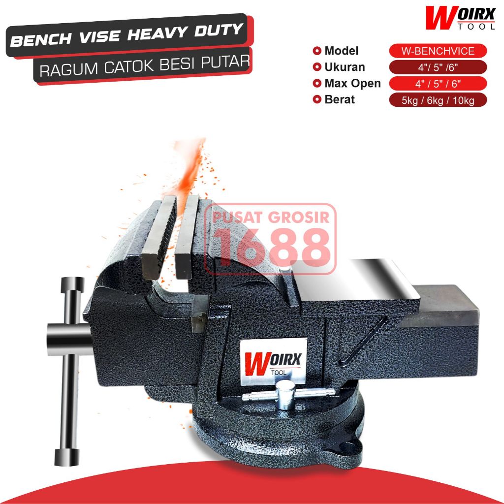 Ragum Catok Besi / Ragum Pita Penjepit 4 5 6 inch 4" 5" 6"