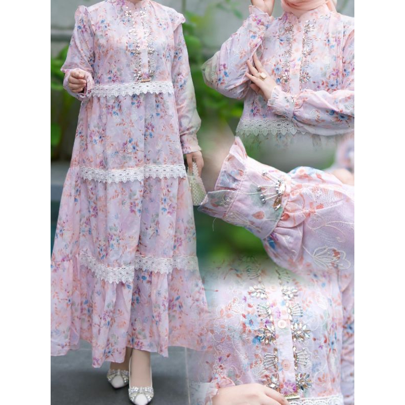 GAMIS WANITA RACHEL MIDI DRESS
