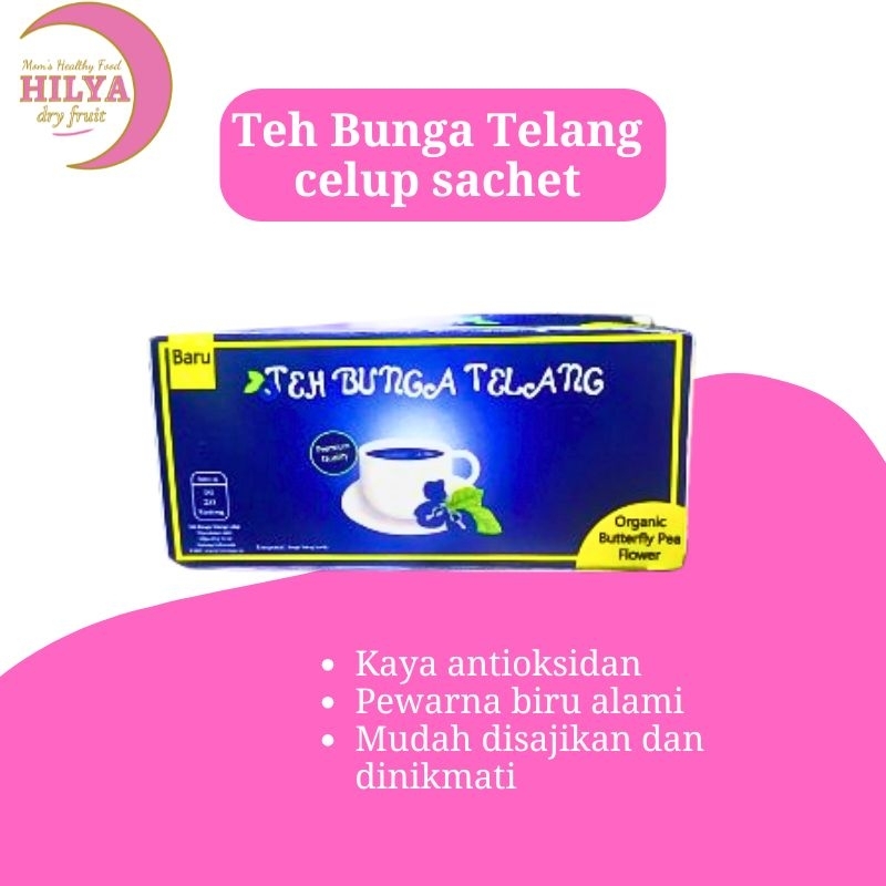 

Hilya Dryfruit Tisane Teh Celup Bunga Telang