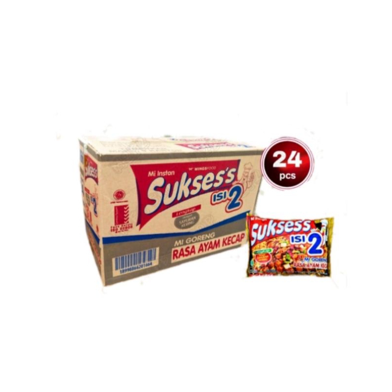 

Mi Instan Sukses's Isi 2 Mi Goreng Rasa Ayam Kecap (1 dus/24 pcs)