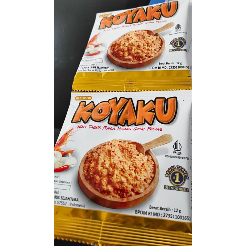 

KOYAKU bubuk tabur / kremes @12gr (isi 2 sachet)