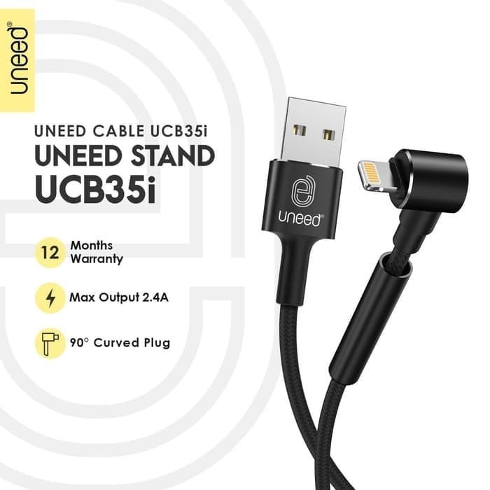 ORIGINAL Uneed Metal Lightning Cable 1M Kabel Charger
