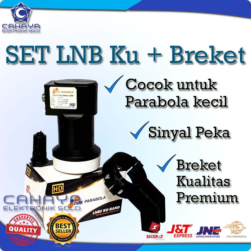 Matrix LNB Ku Band + Bracket Parabola Braket Breket Measat3 SES9 Nex Ninmedia Asiasat9 Offset Dish P