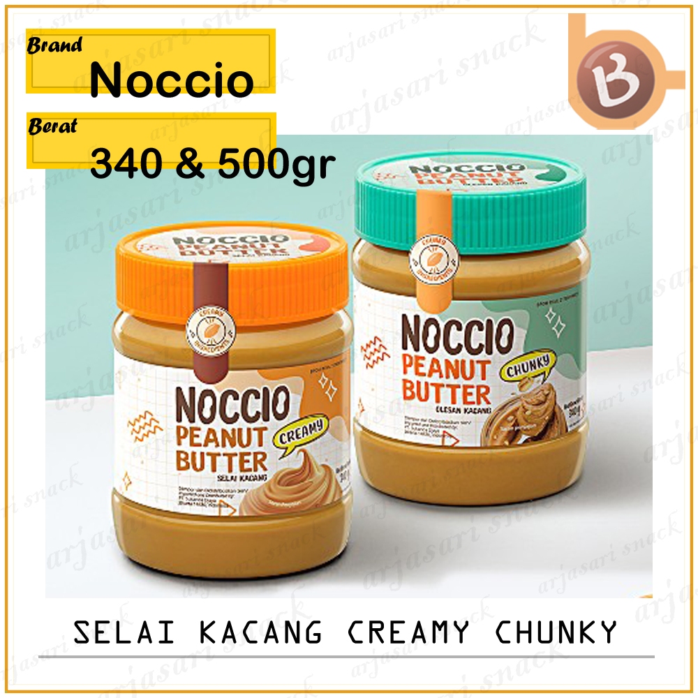 

Noccio Peanut Butter / Selai Kacang Olesan
