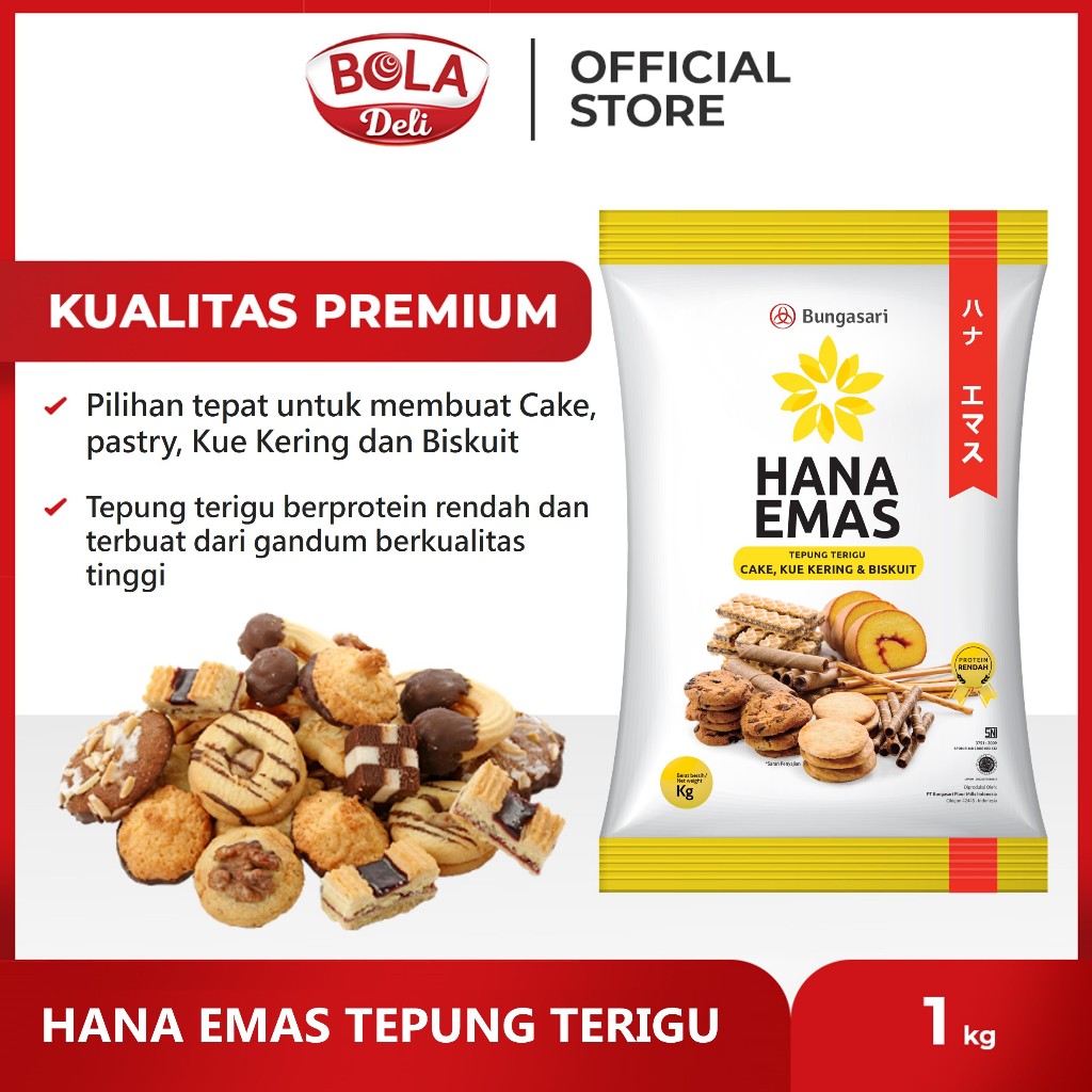 

Bungasari HANA EMAS Tepung Terigu 1 kg