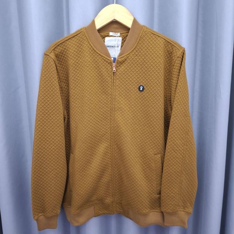 Jaket Greenlight Bomber Ziper Katun Original