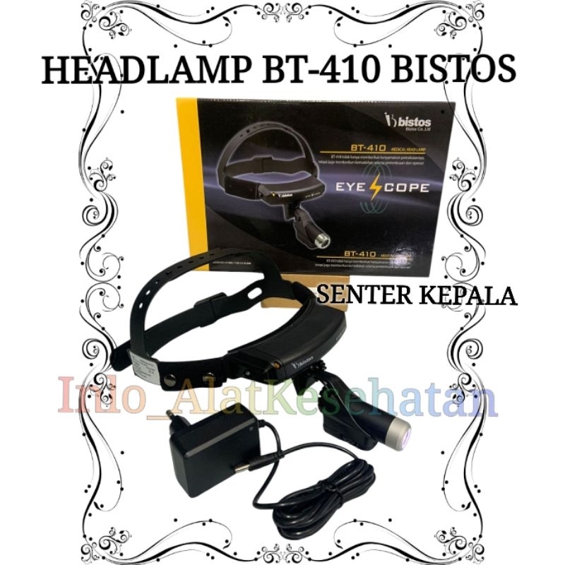 Headlamp BT410 BISTOS / Medical Headlamp Bistos BT-410 / Lampu Kepala / Senter kepala Bistos