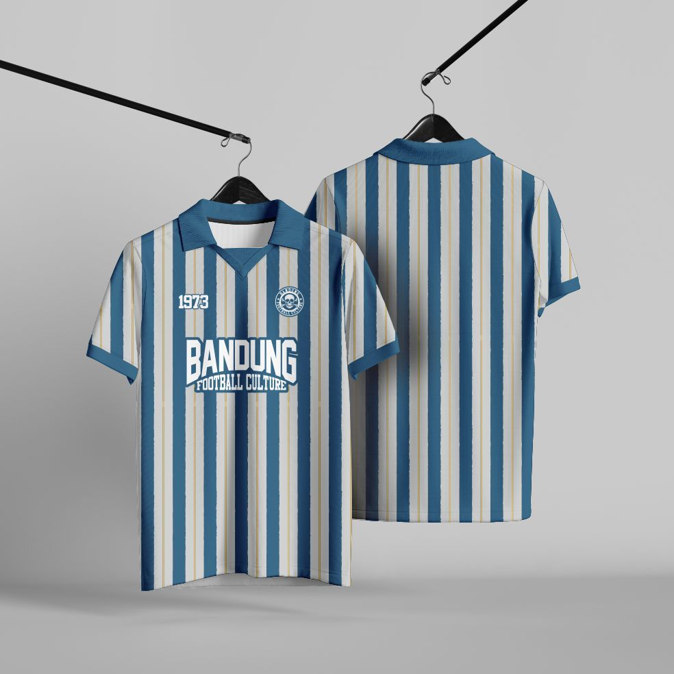 jersey retro jersey vintage bandung football full printing