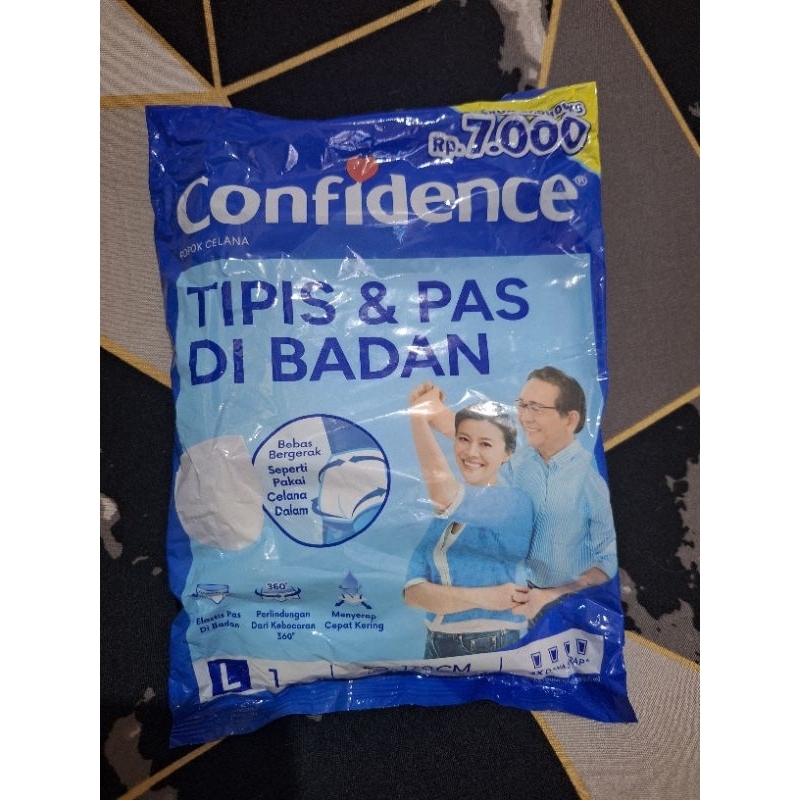 Popok dewasa confidence new ukuran L pampers celana dewasa adult pampers