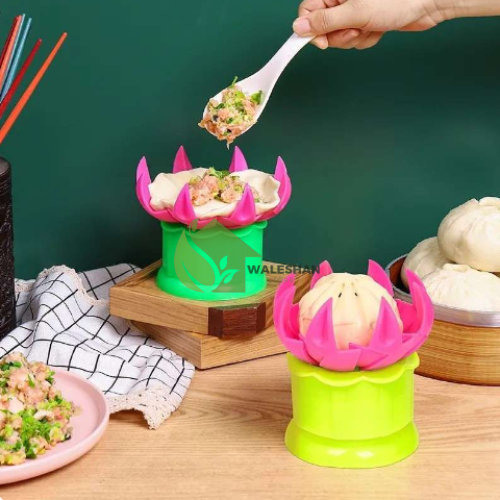 Alat Press Manual Pencetak Cetakan Adonan Kue Roti Bakpau Bakpao Model Bunga Mantau Praktis Food Gra