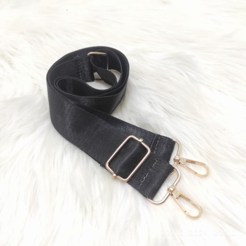 Tali Tas Selempang Lebar 3 cm  Aksesoris Pengait Warna Gold