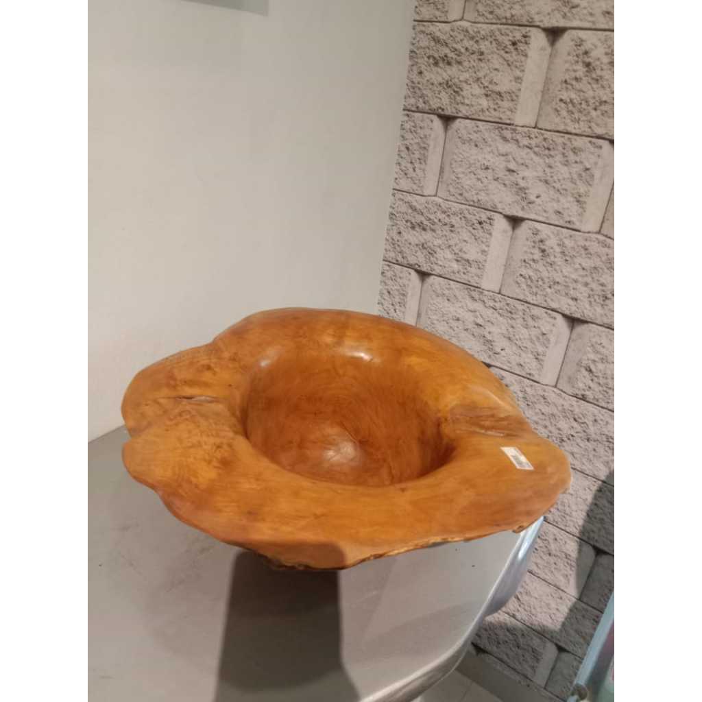 tempat serbaguna topi koboy kayu 40 x 14 cm