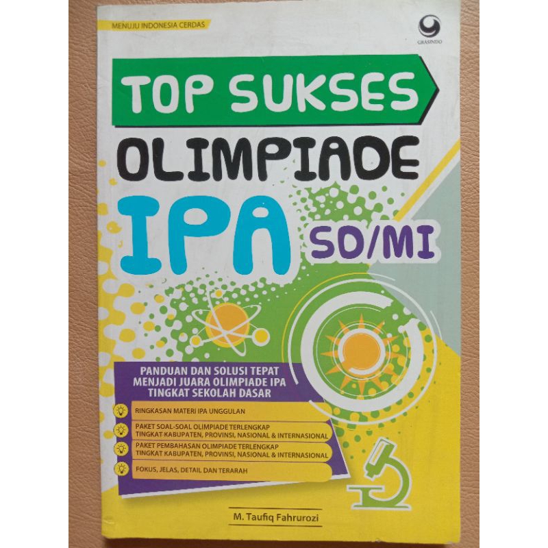 Buku TOP SUKSES OLIMPIADE IPA UNTUK SD/MI